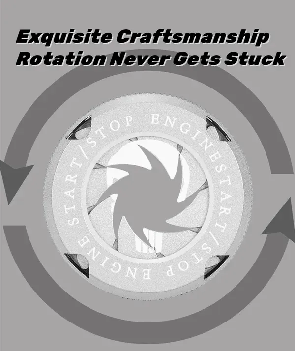 ⚡⚡Car Start Button Zinc Alloy Cover-Festivesl