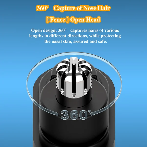 🔥2024 NEW YEAR SALE - Portable Nose Hair Trimmer (Painless & Precision)-Festivesl