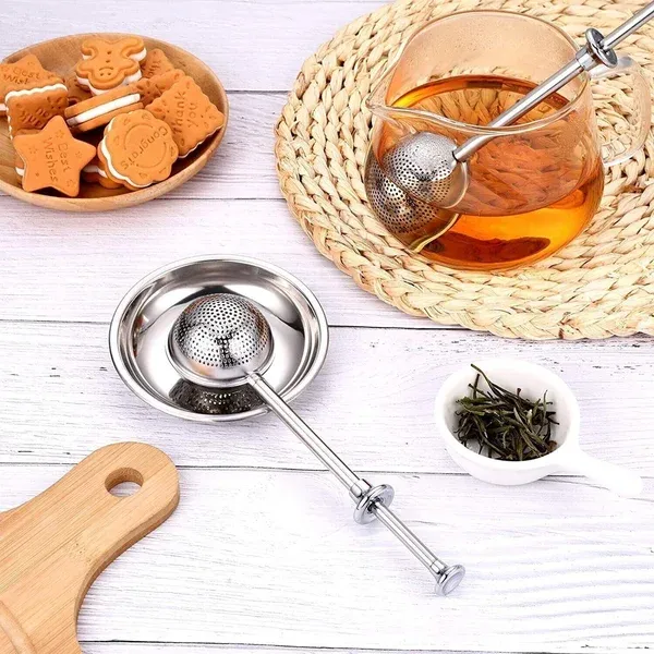 Long-Handle Tea Ball Infuser-BUY MORE SAVE MORE-Festivesl