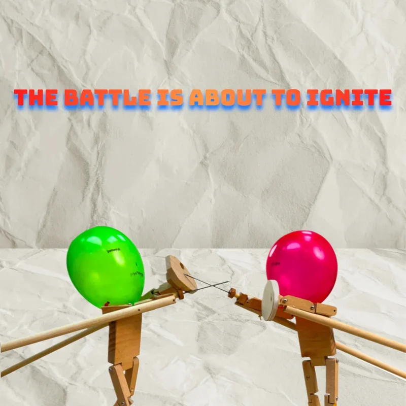 🔥NEW YEAR 2024 SALE 70% OFF - ⚔️HANDMADE WOODEN FENCING PUPPETS-Festivesl