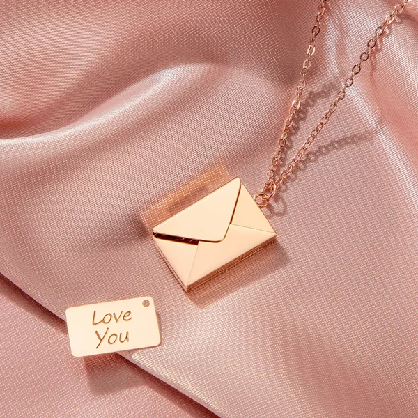🔥 49% OFF🔥-💗Love Letter Necklace📩-Festivesl
