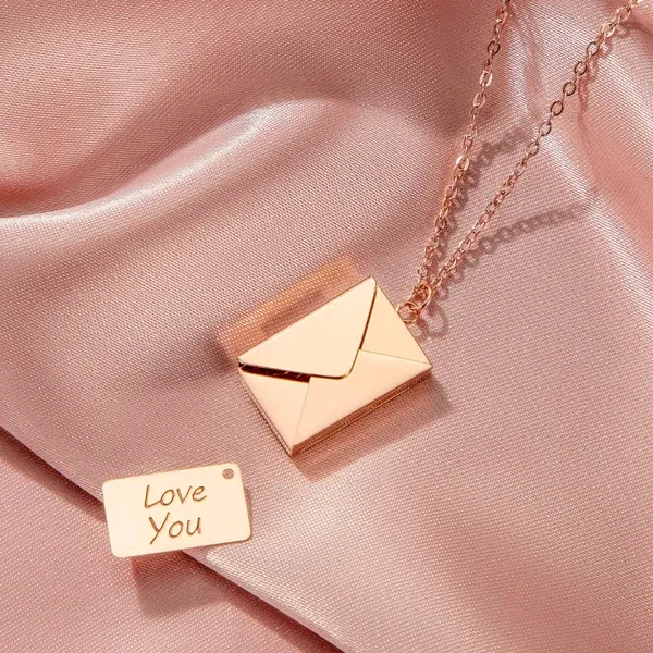 🔥 49% OFF🔥-💗Love Letter Necklace📩-Festivesl