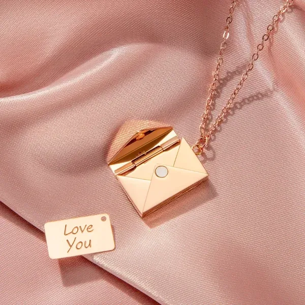 🔥 49% OFF🔥-💗Love Letter Necklace📩-Festivesl