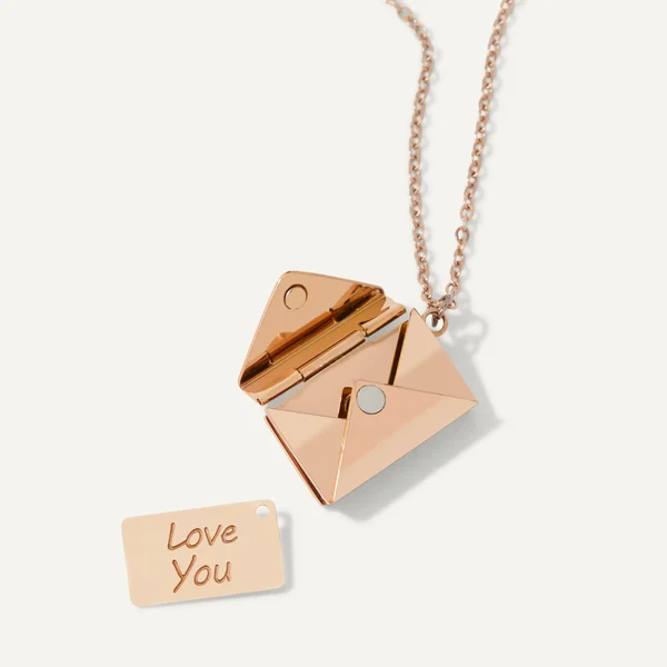 🔥 49% OFF🔥-💗Love Letter Necklace📩-Festivesl
