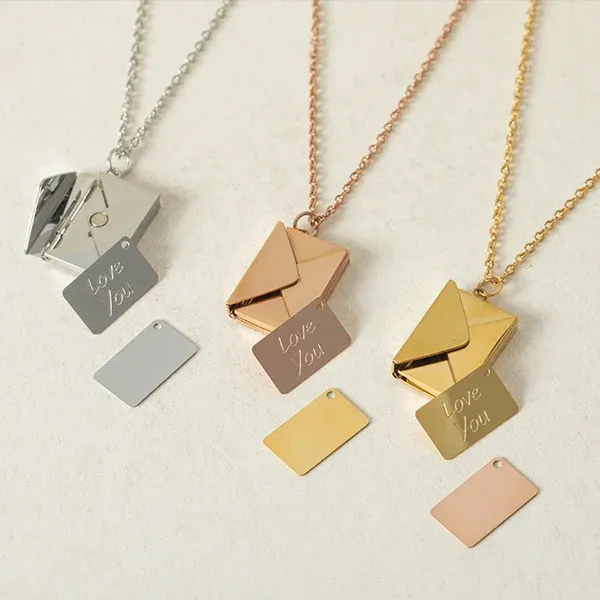 🔥 49% OFF🔥-💗Love Letter Necklace📩-Festivesl