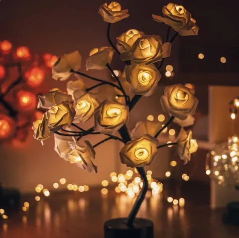 💕Forever Rose Tree Lamp-Festivesl