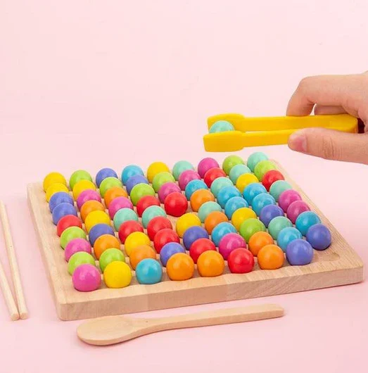 Wooden Board Bead Game-Festivesl