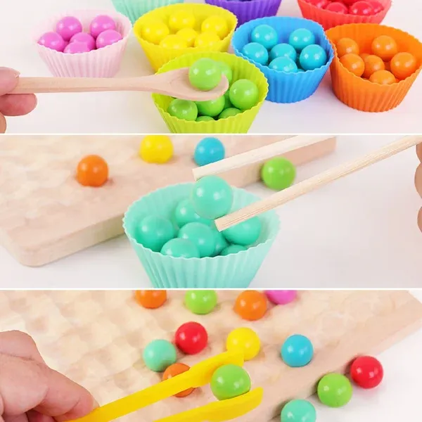 Wooden Board Bead Game-Festivesl