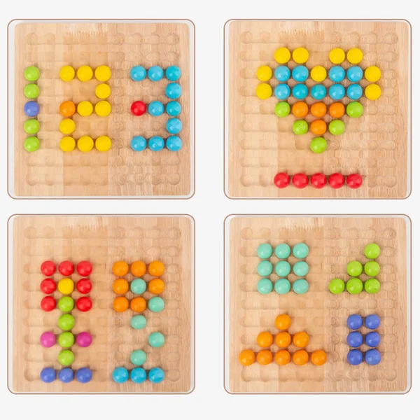 Wooden Board Bead Game-Festivesl