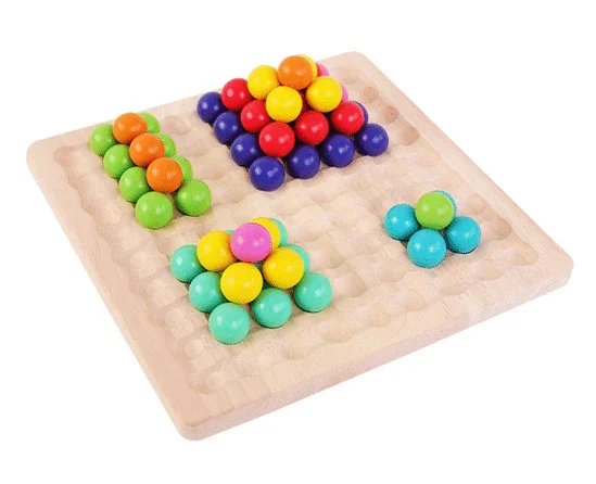 Wooden Board Bead Game-Festivesl