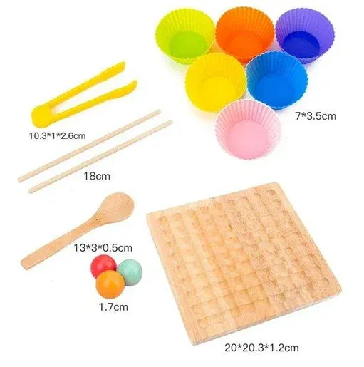 Wooden Board Bead Game-Festivesl