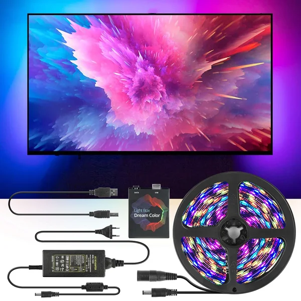 🔥Limited Time 49% Off! 🎁TV PC Dream Screen USB LED Strip-Festivesl