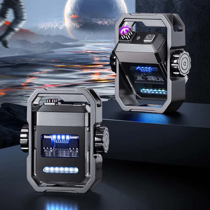 🎁Christmas 49% OFF⏳Windproof Rechargeable Lighter-Festivesl