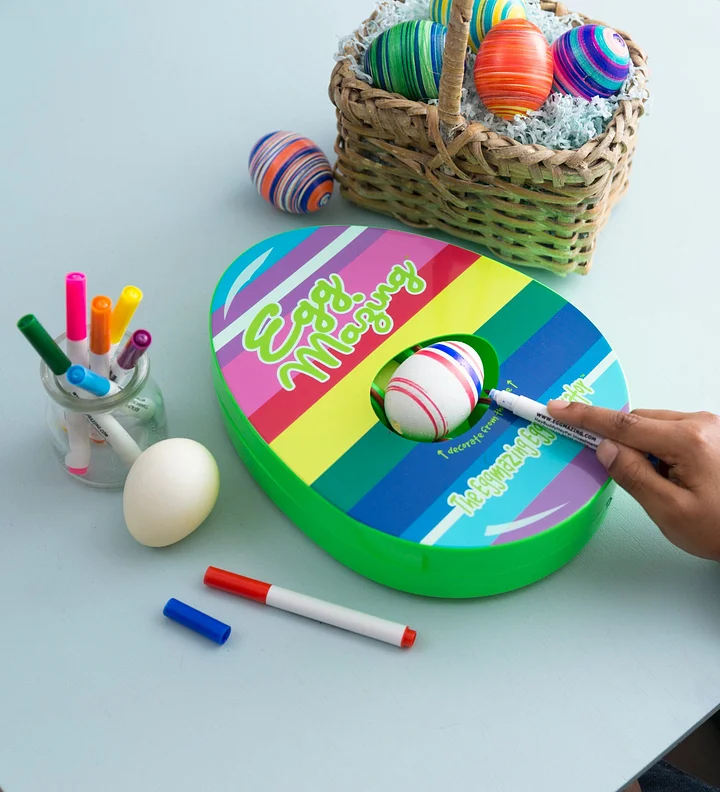✨Easter Day 60% OFF✨Mazing Egg Lathe with Markers-Perfect gift for Kids🐣-Festivesl