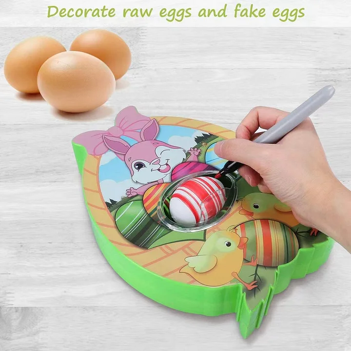 ✨Easter Day 60% OFF✨Mazing Egg Lathe with Markers-Perfect gift for Kids🐣-Festivesl
