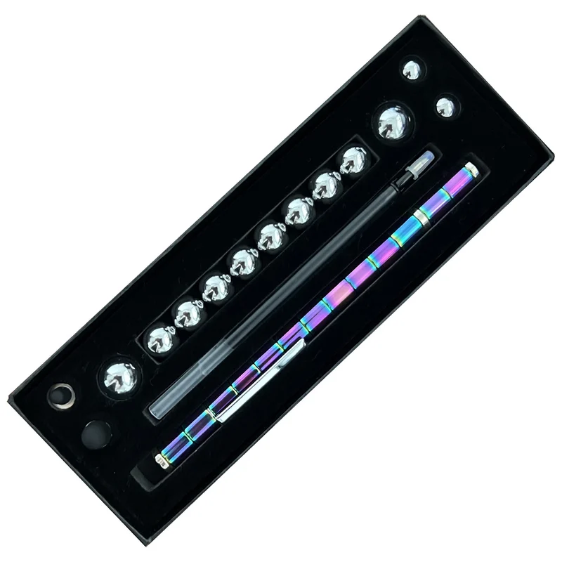 Decompression Magnetic Metal Pen, Multifunction Writing Magnet Ballpoint Pen-Festivesl