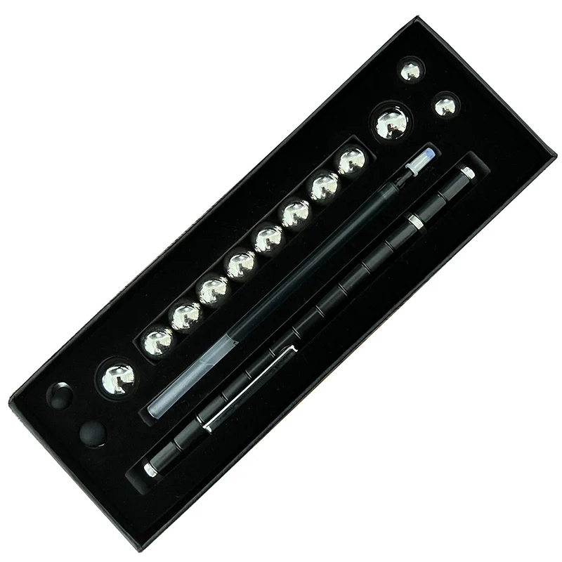 Decompression Magnetic Metal Pen, Multifunction Writing Magnet Ballpoint Pen-Festivesl