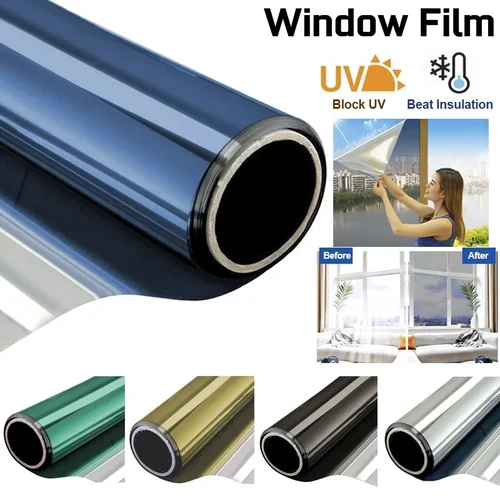 🔥Privacy Sun Blocking Anti UV Reflective Window Film - BUY MORE SAVE MORE-Festivesl