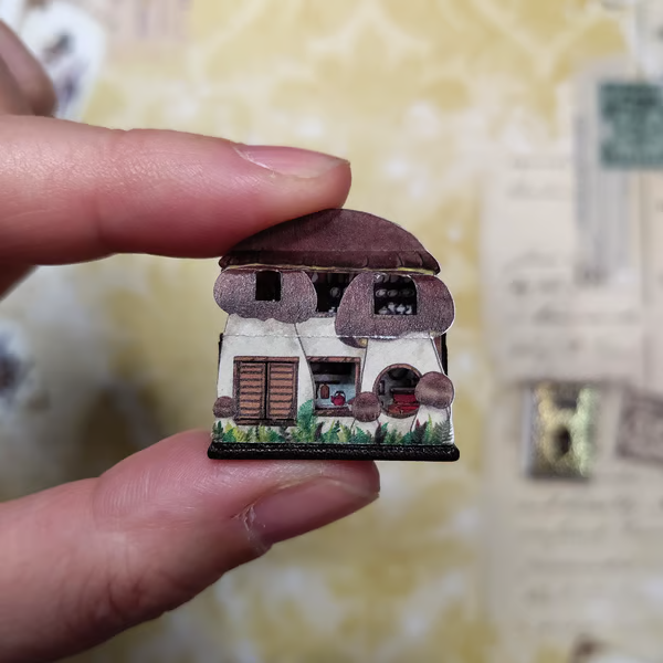 🔥Last Day 50% OFF - 🎀1:12 scale tiny book houses