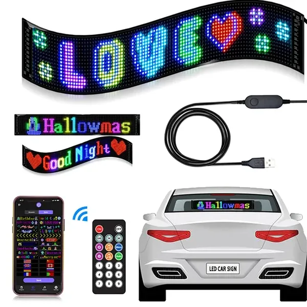 Ultra-thin flexible Bluetooth LED screen-Festivesl