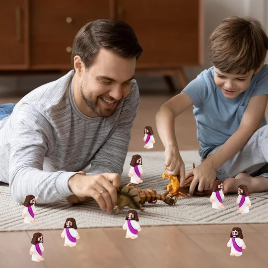 Mini Jesus Figurine Easter Decorations-Festivesl