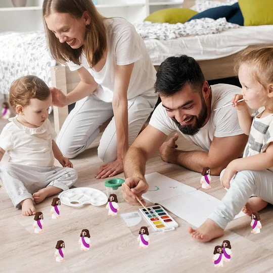 Mini Jesus Figurine Easter Decorations-Festivesl