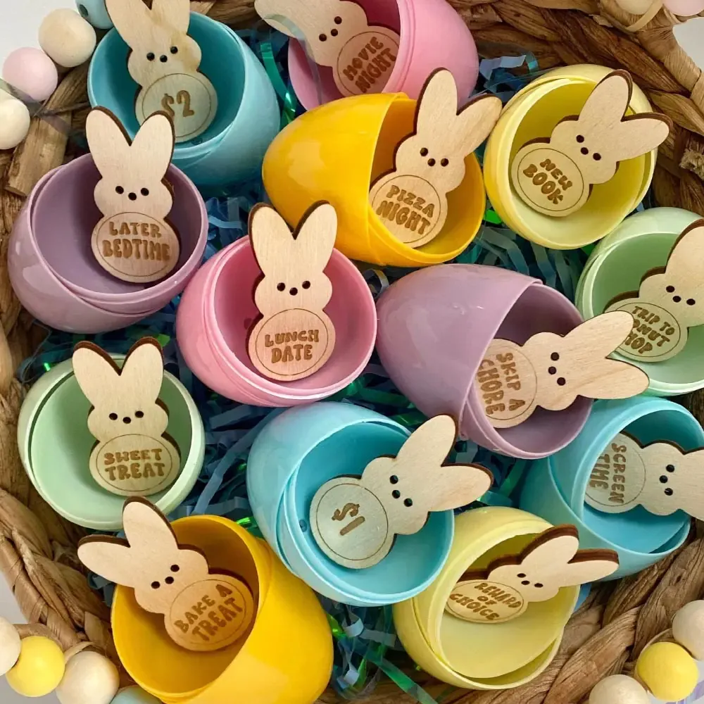 Easter Kids Reward Bunny Tokens-Festivesl