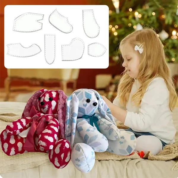 2024 New Year Sale- Memory Bear Template Ruler Set(7 PCS)-Festivesl