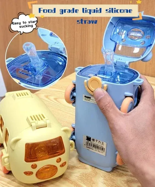 🌈💫 Promotion-SAVE 45% OFF🌈💫💥Baby Bus Straw Cup-Festivesl
