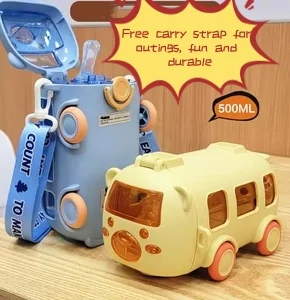 🌈💫 Promotion-SAVE 45% OFF🌈💫💥Baby Bus Straw Cup-Festivesl