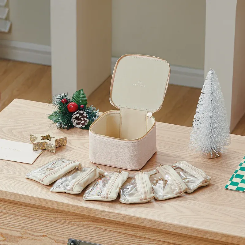 Leather Jewelry Boxes for Travel-Festivesl