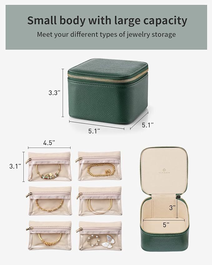 Leather Jewelry Boxes for Travel-Festivesl