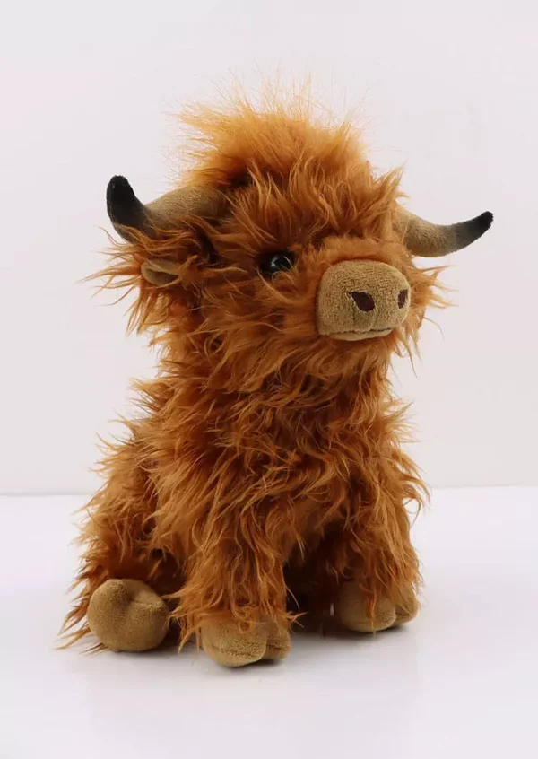 (🎁2024 New Year Hot Sale🎁)🐂Eco-Friendly Scottish Highland Cow Soft Plush Toy-Festivesl