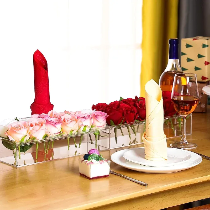 💓Mother's Day Gift - Clear Acrylic Flower Vase-Festivesl