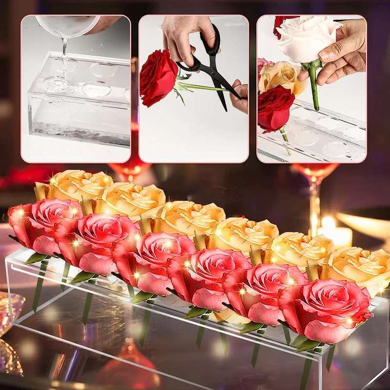 💓Mother's Day Gift - Clear Acrylic Flower Vase-Festivesl
