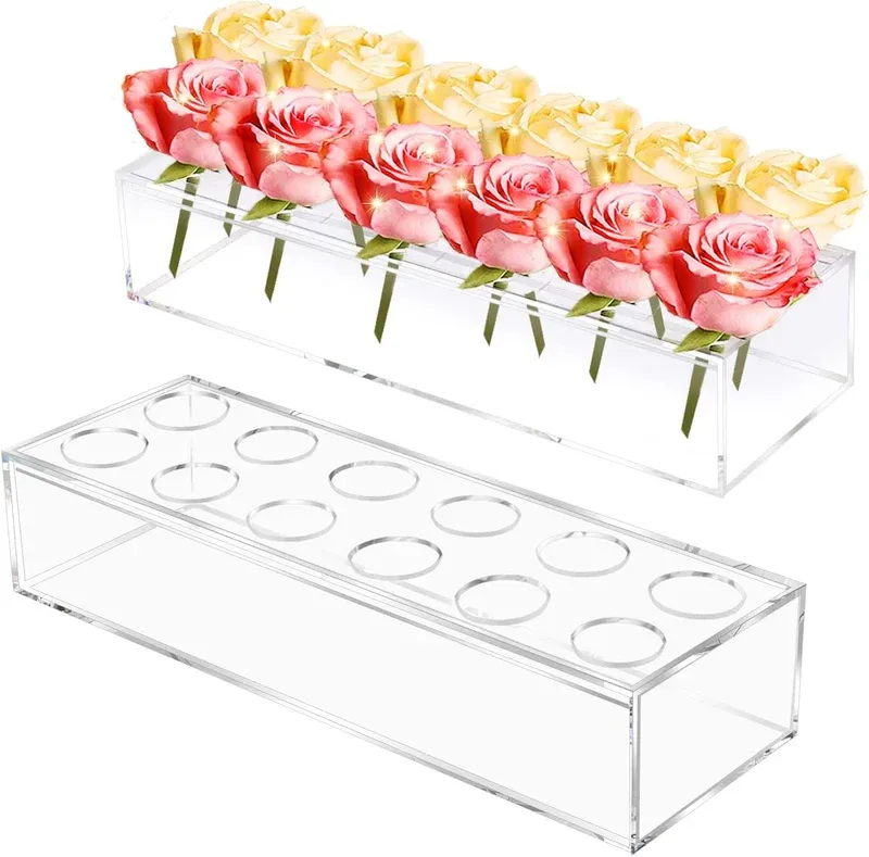 💓Mother's Day Gift - Clear Acrylic Flower Vase-Festivesl