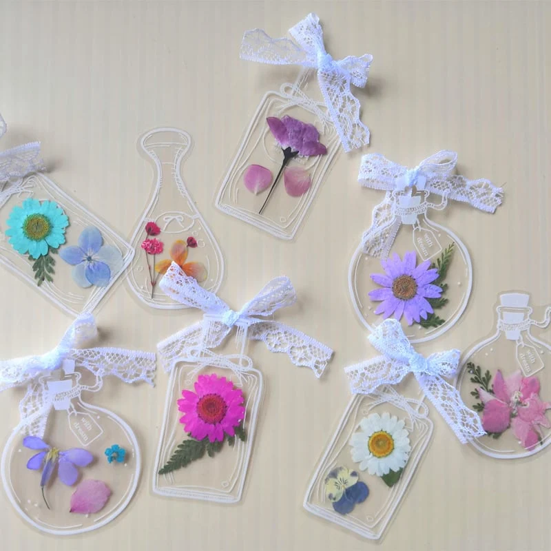 ( SAVE 48% OFF)Dried Flower Bookmarks Set-Festivesl
