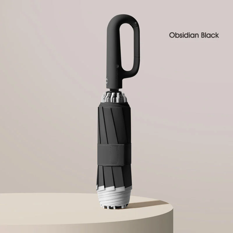 Ring buckle umbrella, Reflective Safety Strip, Sturdy Windproof, Travel Portable-Festivesl