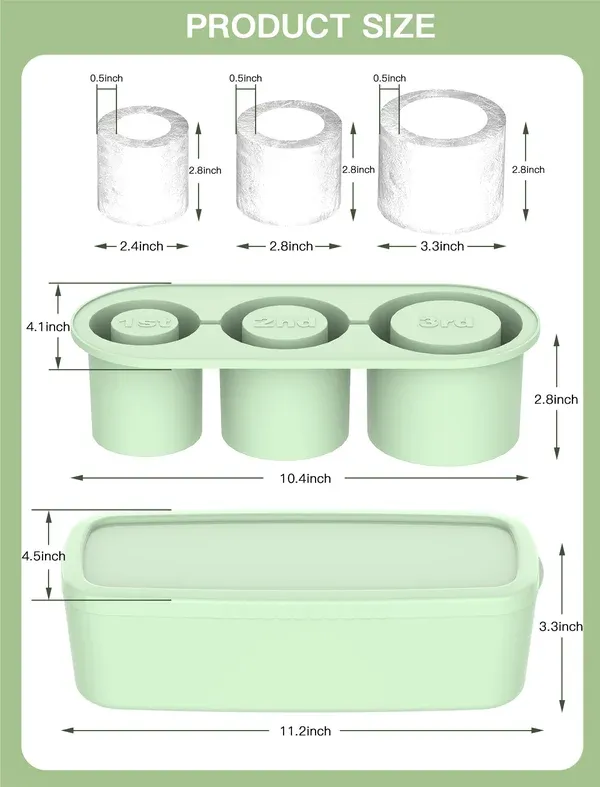 Ice Cube Tray for Tumbler Cup-Festivesl