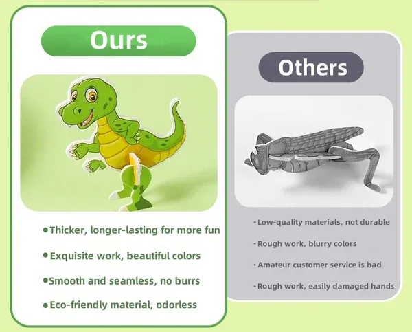 🏆2024 BEST TOY🔥Educational 3D Cartoon Puzzle-Festivesl