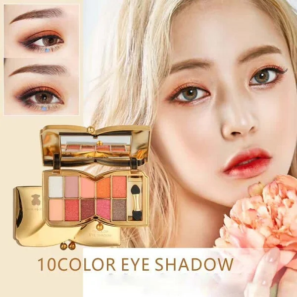 (BUY 2 SAVE 15%)✨10 Colors Sparkle Shimmer Eyeshadow Palette-Festivesl