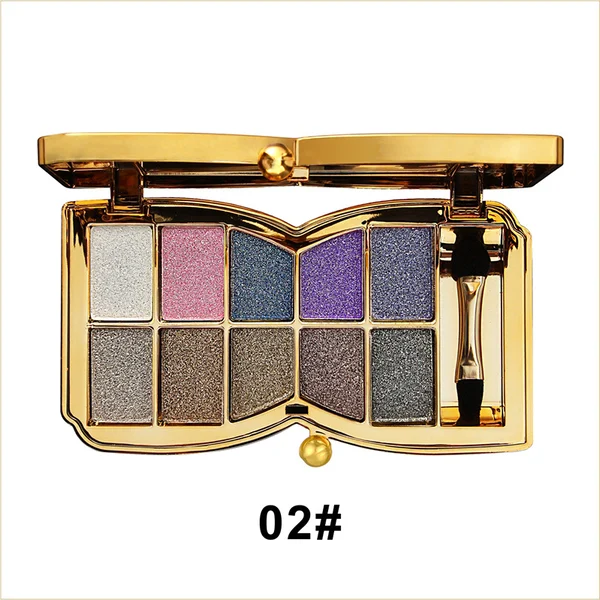 (BUY 2 SAVE 15%)✨10 Colors Sparkle Shimmer Eyeshadow Palette-Festivesl