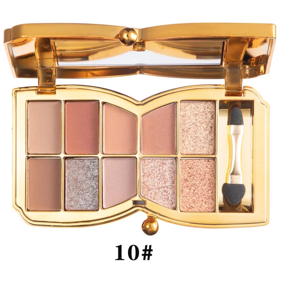 (BUY 2 SAVE 15%)✨10 Colors Sparkle Shimmer Eyeshadow Palette-Festivesl