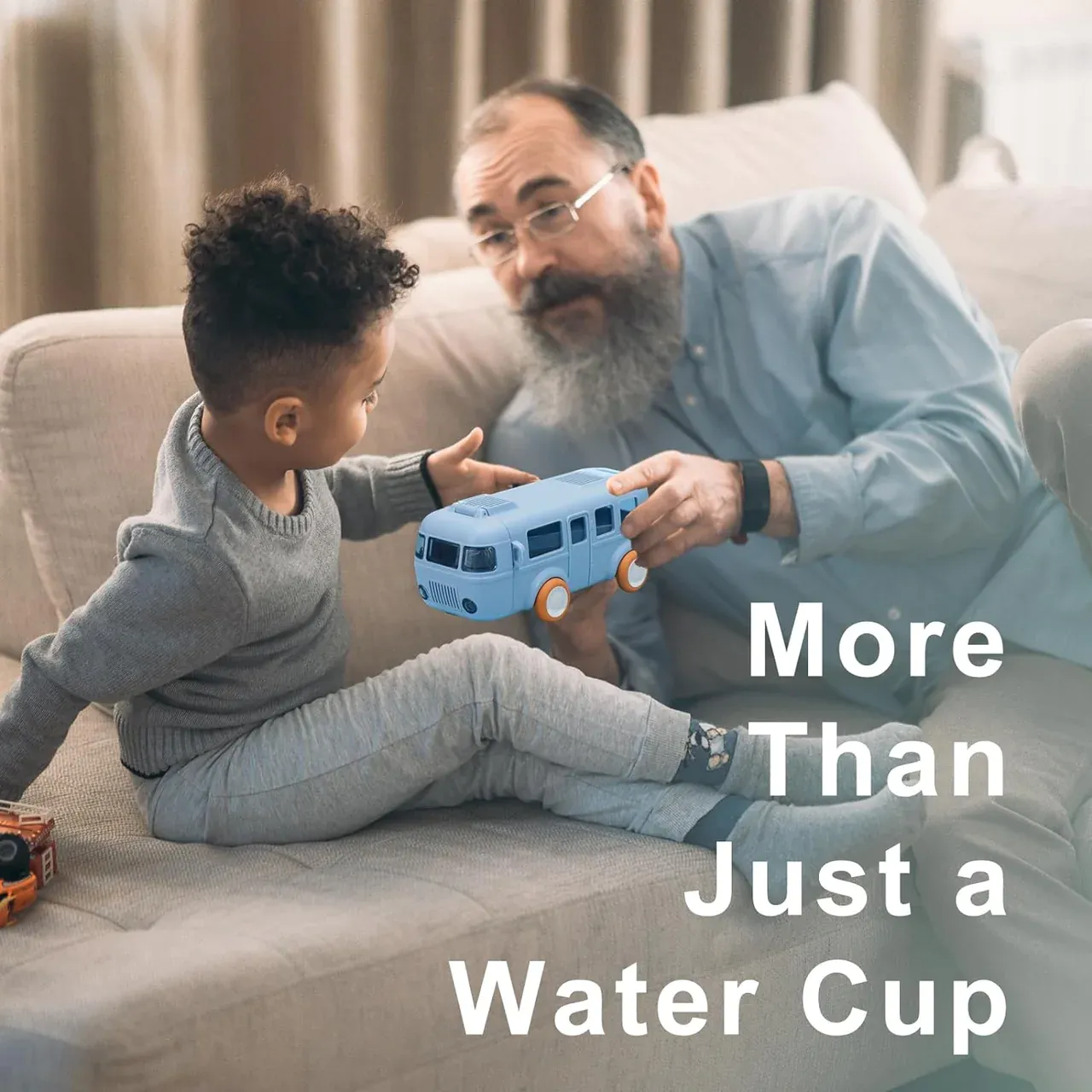 🌈💫 Promotion-SAVE 45% OFF🌈💫💥Baby Bus Straw Cup-Festivesl