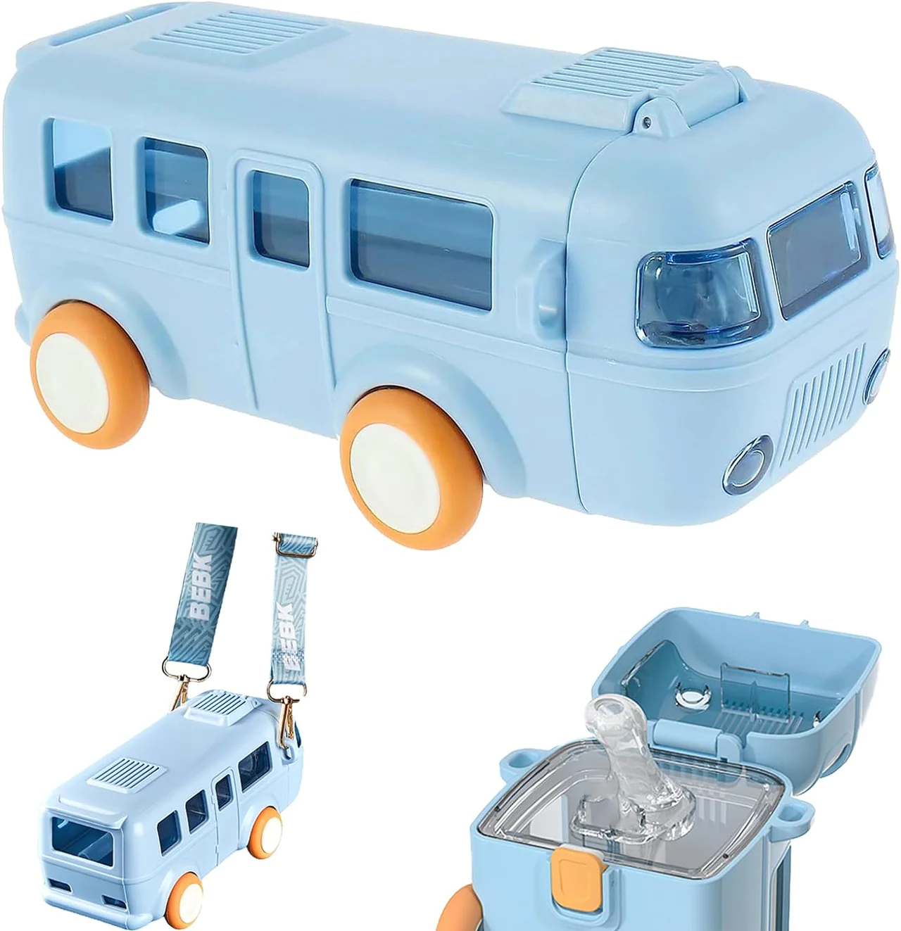 🌈💫 Promotion-SAVE 45% OFF🌈💫💥Baby Bus Straw Cup-Festivesl