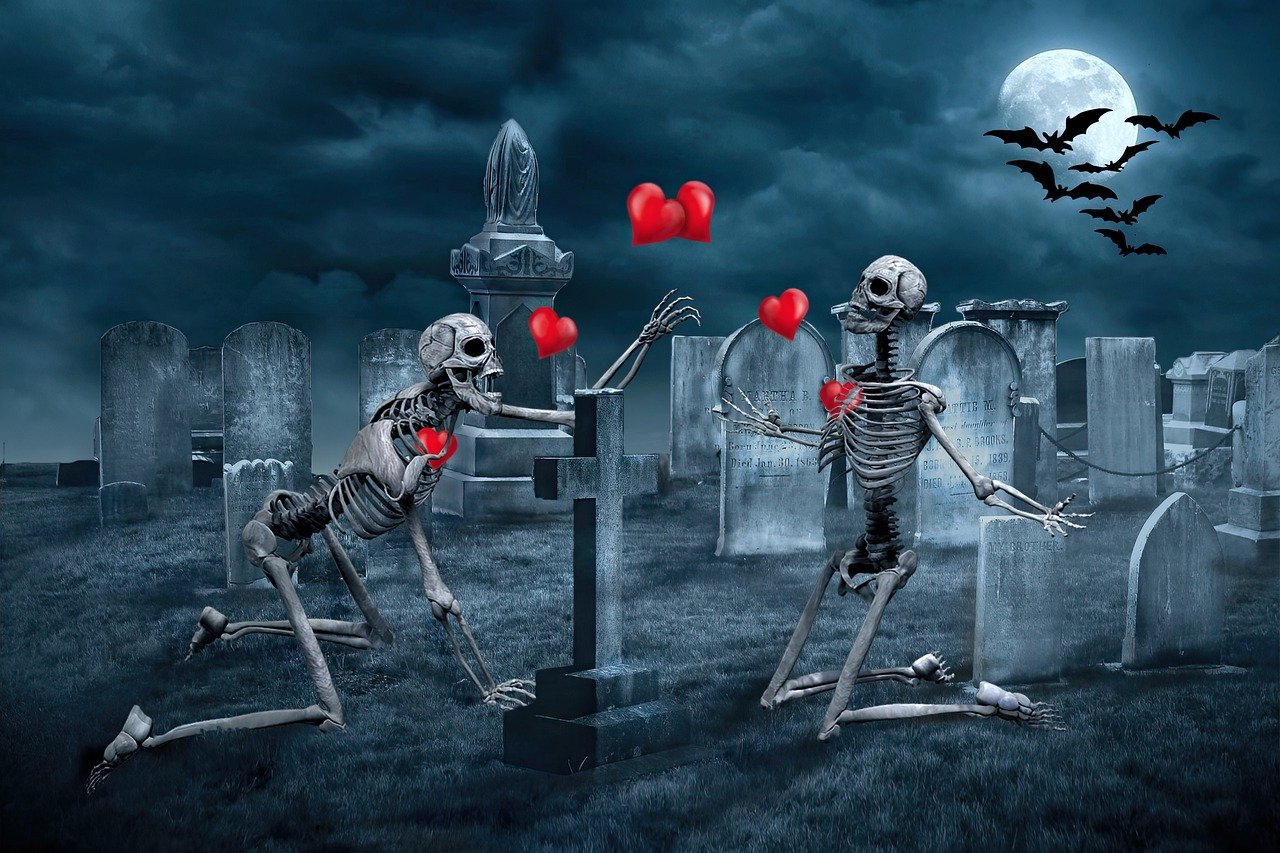 万圣节骷髅公墓- Pixabay上的免费照片- Pixabay