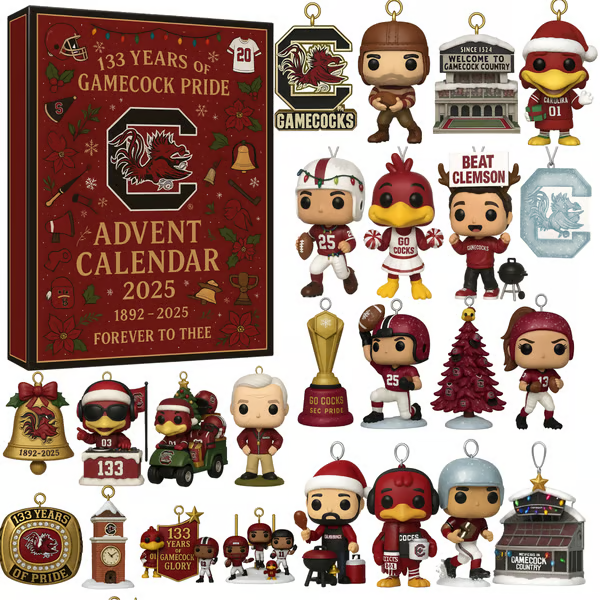 South Carolina Gamecocks 133rd Anniversary Advent Calendar