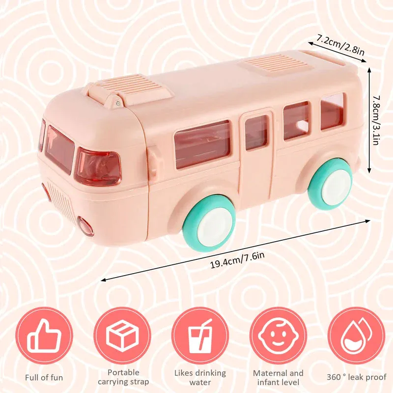 🌈💫 Promotion-SAVE 45% OFF🌈💫💥Baby Bus Straw Cup-Festivesl