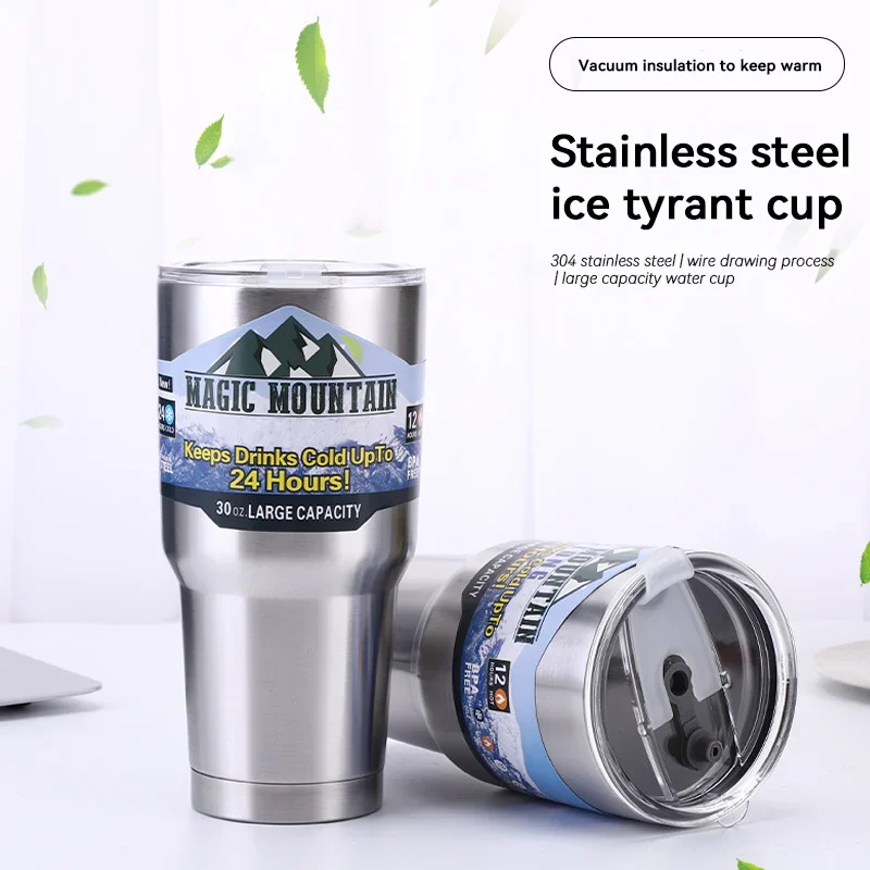 Large Capacity 304 Stainless Steel Thermos Cup-Festivesl