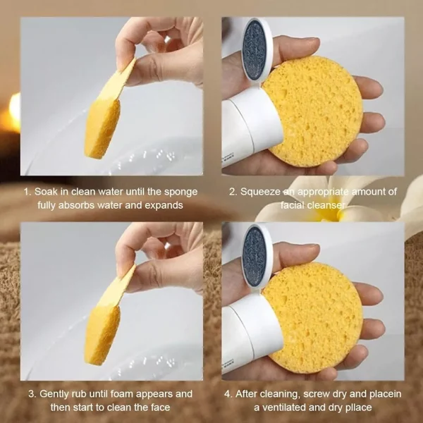 Turmeric Kojic Acid Exfoliating Cleansing Pads 30 Pack, 2024 New-Festivesl